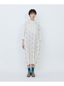 【LOISIR】オリジナル柄刺繍ワンピース 詳細画像 ブラック系その他 13