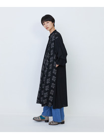 【LOISIR】オリジナル柄刺繍ワンピース 詳細画像 ブラック系その他 2