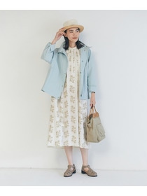 【LOISIR】オリジナル柄刺繍ワンピース 詳細画像 ブラック系その他 4