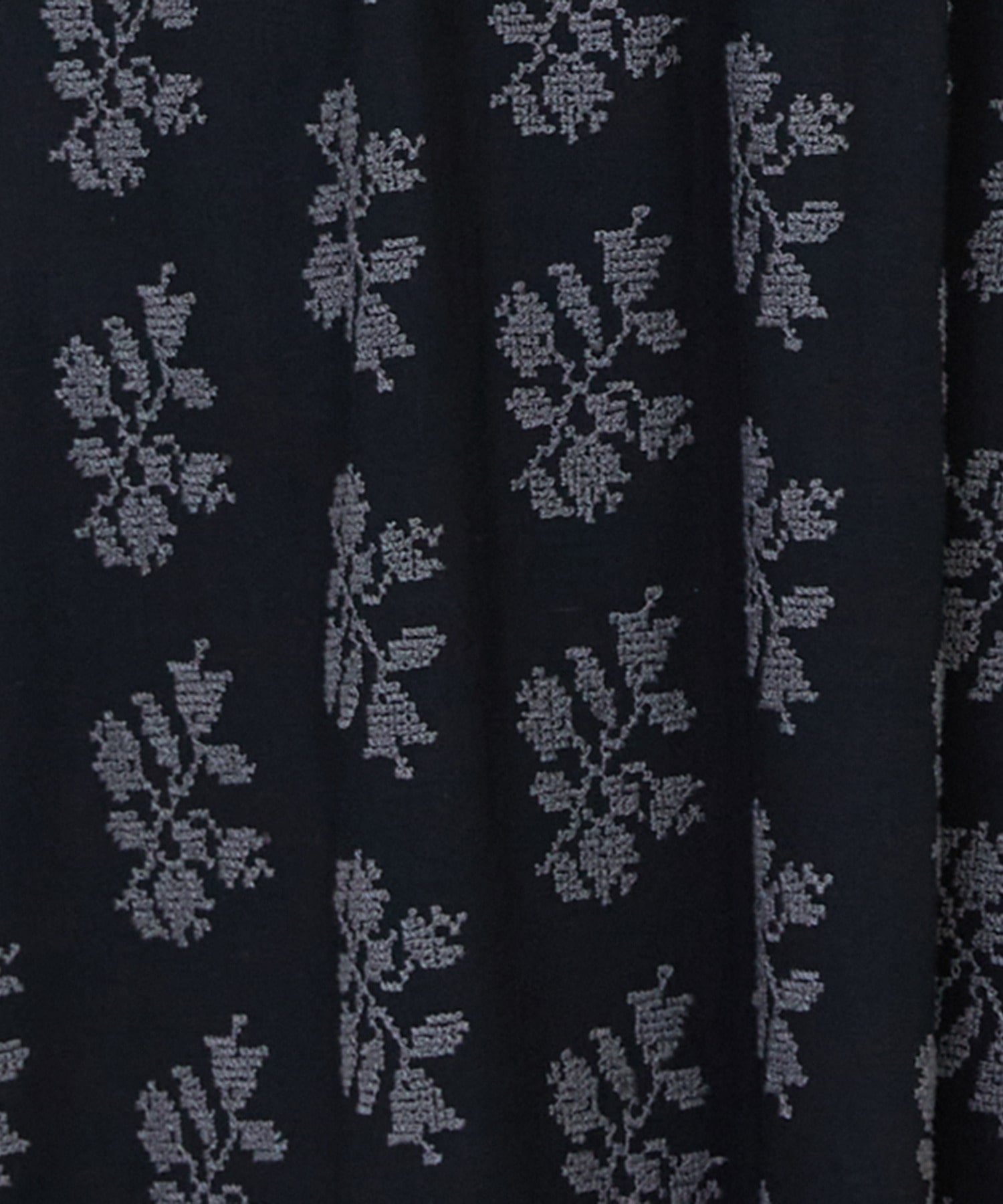 【LOISIR】オリジナル柄刺繍ワンピース 詳細画像 ブラック系その他 21