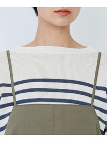 【LOISIR】【MTサイズ有り】コットンツイルエプロンワンピース 詳細画像 カーキ 15