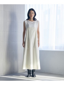 【LOISIR】【MTサイズ有り】コットンツイルエプロンワンピース 詳細画像 カーキ 9