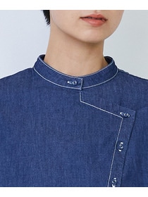 【LOISIR】ワークディテールショートシャツ 詳細画像 オフホワイト 14