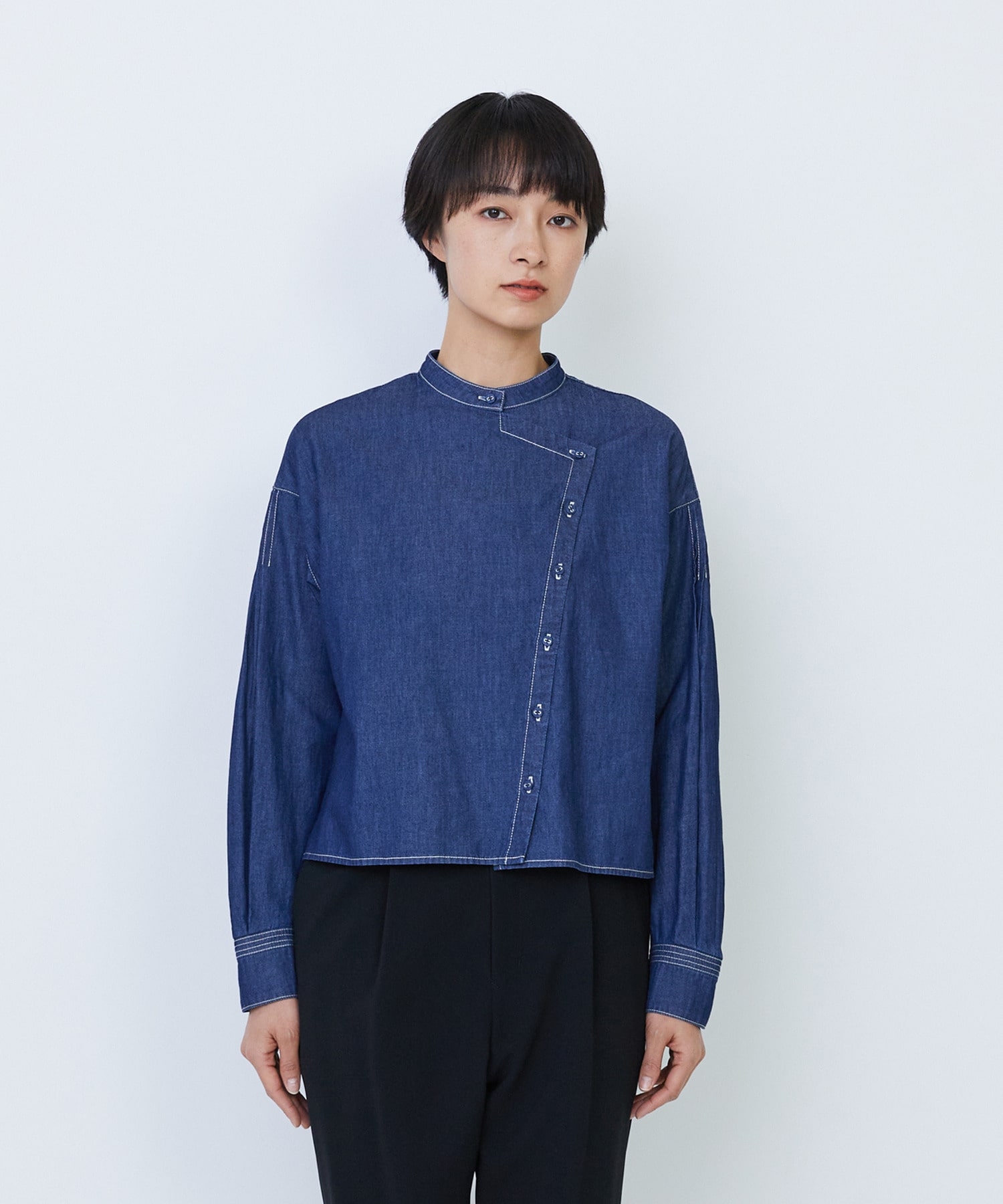 【LOISIR】ワークディテールショートシャツ 詳細画像 オフホワイト 11