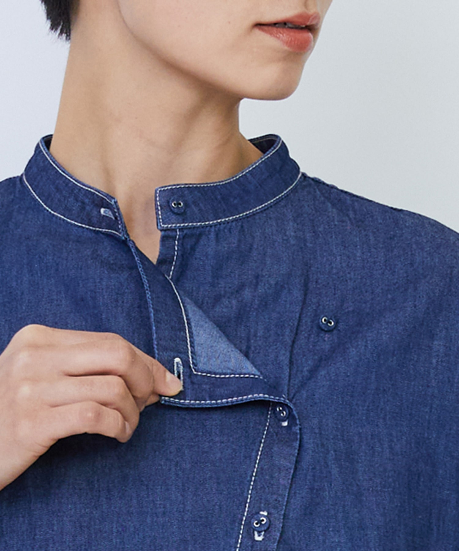 【LOISIR】ワークディテールショートシャツ 詳細画像 オフホワイト 16