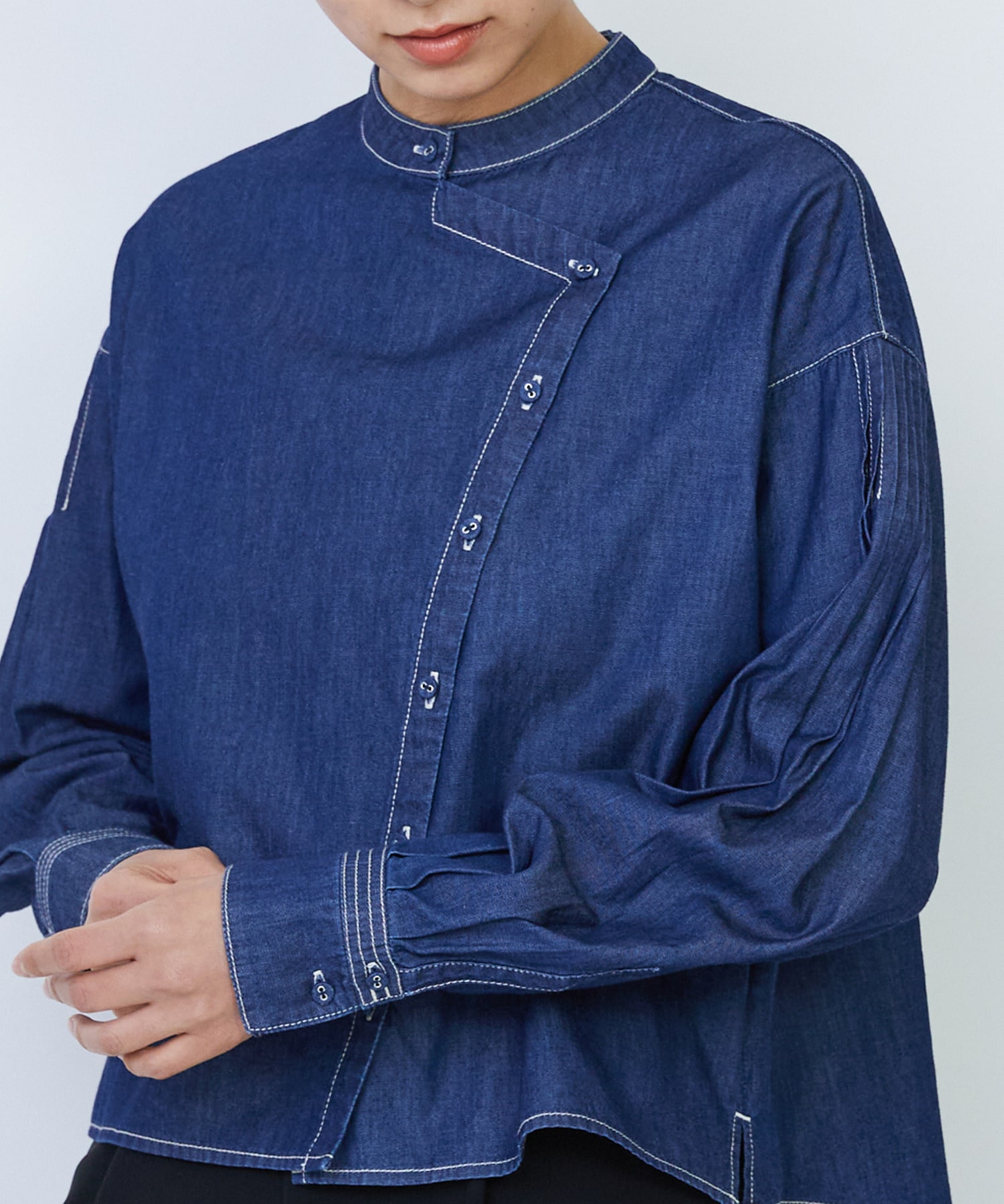 【LOISIR】ワークディテールショートシャツ 詳細画像 オフホワイト 17