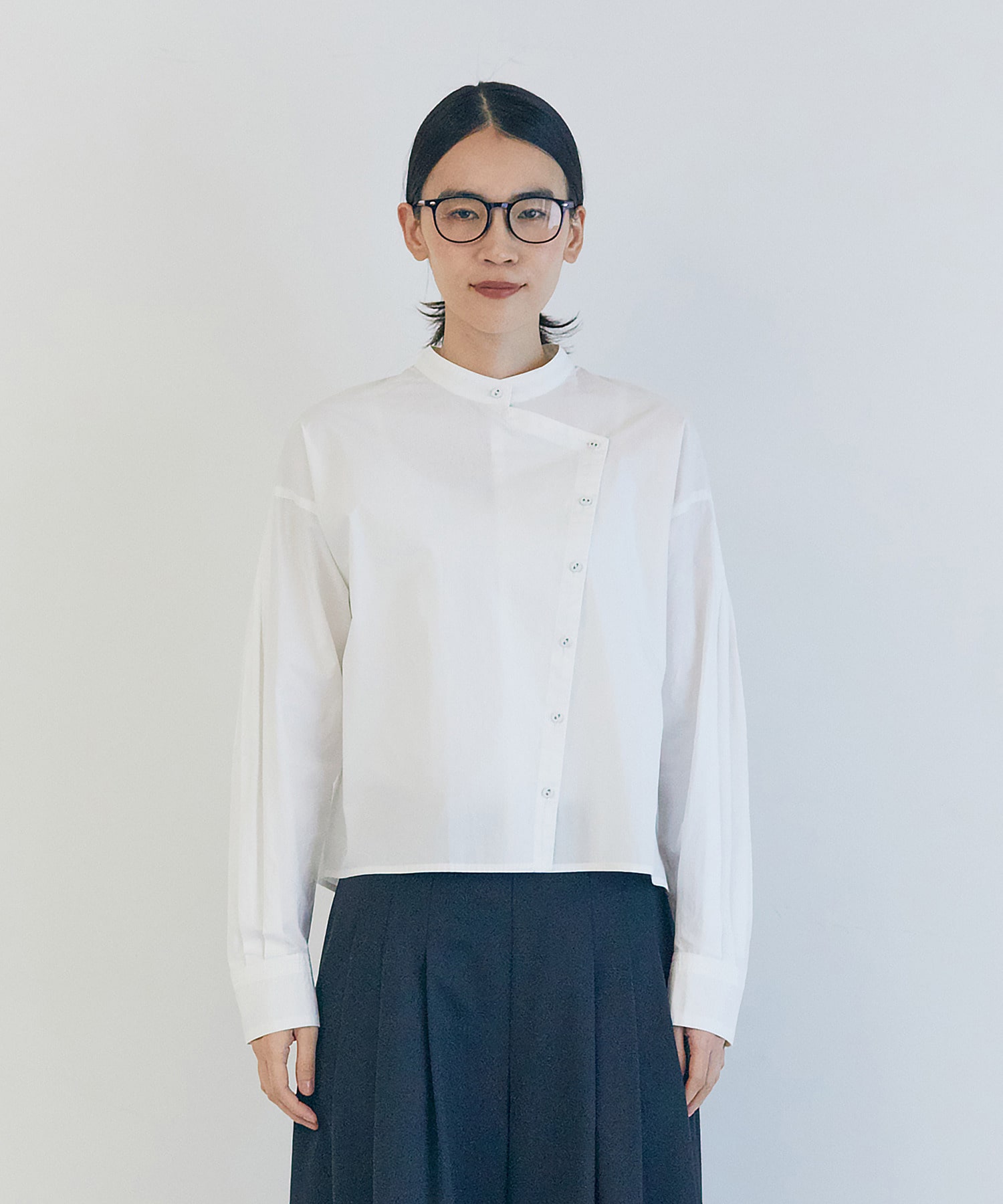 【LOISIR】ワークディテールショートシャツ 詳細画像 オフホワイト 8