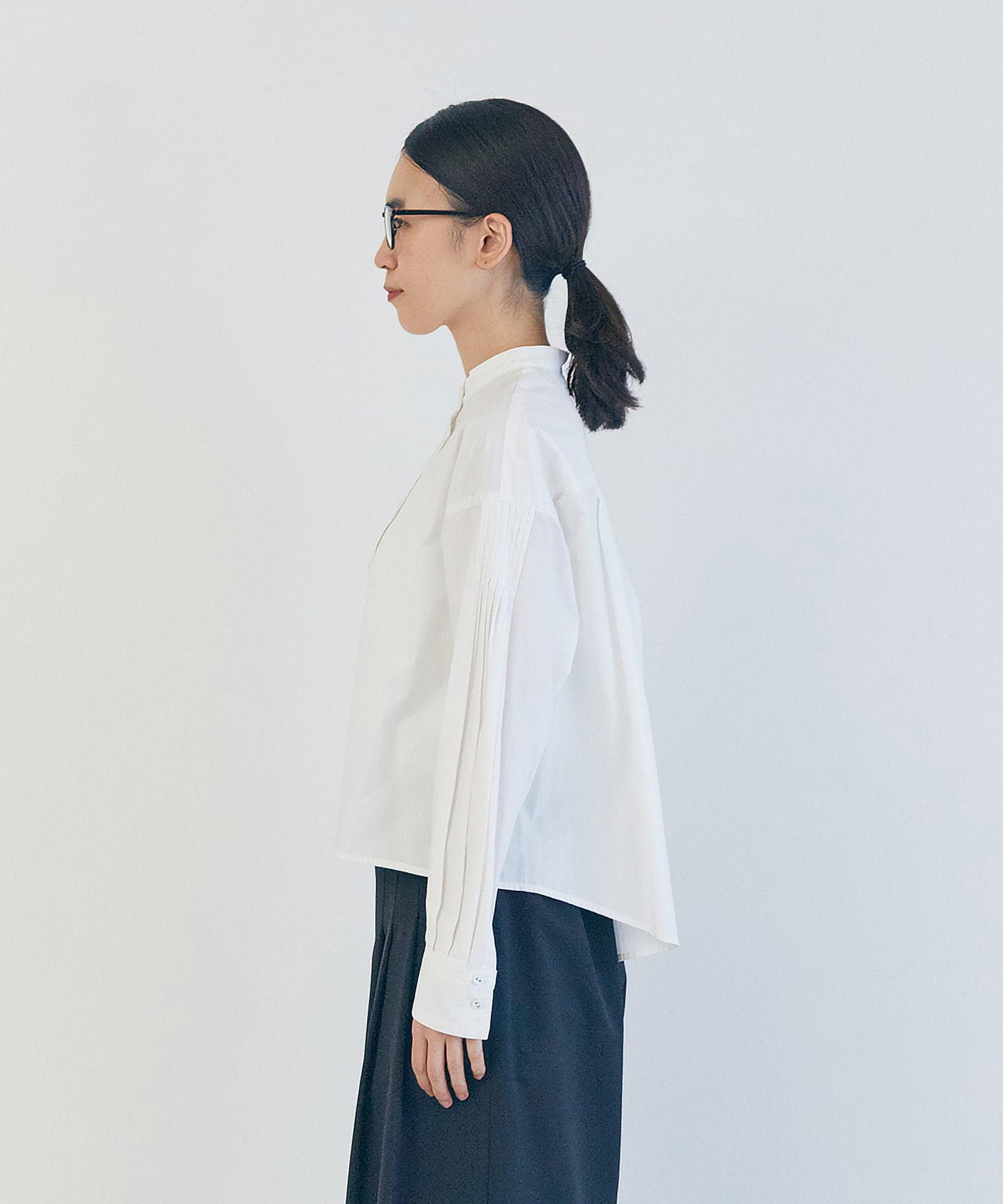 【LOISIR】ワークディテールショートシャツ 詳細画像 オフホワイト 9