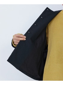【LOISIR】コットンリネンキルティング風刺繍ノーカラージャケット 詳細画像 ブラック系その他 15