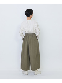 【LOISIR】コットンツイルボトルシルエットパンツ 詳細画像 キナリ 9
