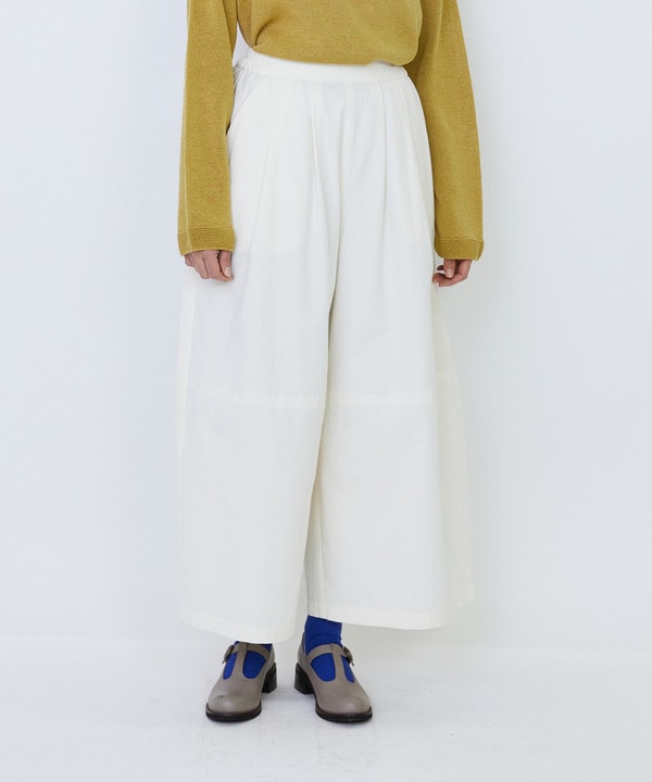 コットンツイルボトルシルエットパンツ 詳細画像 キナリ 1