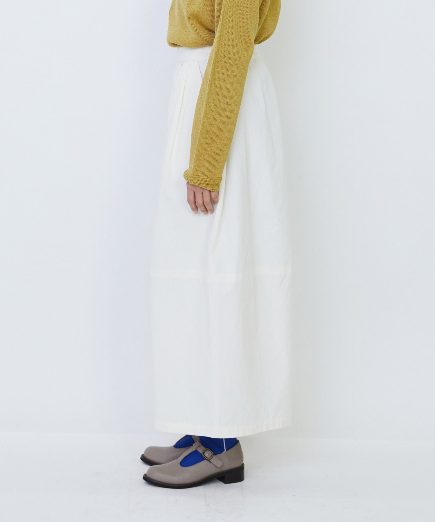 【LOISIR】コットンツイルボトルシルエットパンツ 詳細画像 キナリ 11