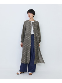 【LOISIR】【MTサイズ有り】綿麻ライトデニムワイドパンツ 詳細画像 ライトインディゴブルー 1