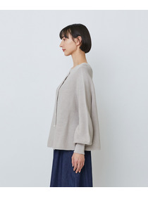 【LOISIR】【2WAY】サーキュラーフレアーカーディガン 詳細画像 ネイビー&times;ホワイト 16