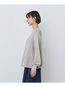 【LOISIR】【2WAY】サーキュラーフレアーカーディガン 詳細画像 ネイビー&times;ホワイト 19