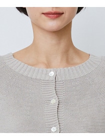 【LOISIR】【2WAY】サーキュラーフレアーカーディガン 詳細画像 ネイビー&times;ホワイト 21