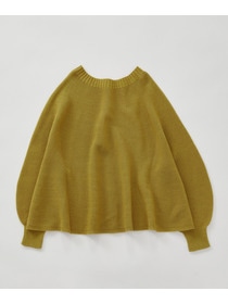 【LOISIR】【2WAY】サーキュラーフレアーカーディガン 詳細画像 ネイビー&times;ホワイト 8