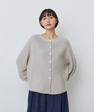 【LOISIR】【2WAY】サーキュラーフレアーカーディガン 詳細画像 ベージュ 1