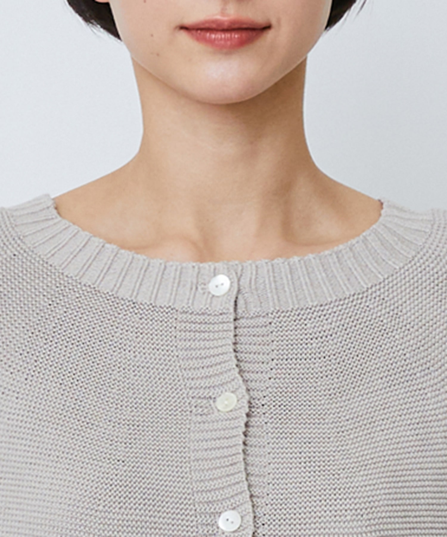 【LOISIR】【2WAY】サーキュラーフレアーカーディガン 詳細画像 ネイビー&times;ホワイト 21