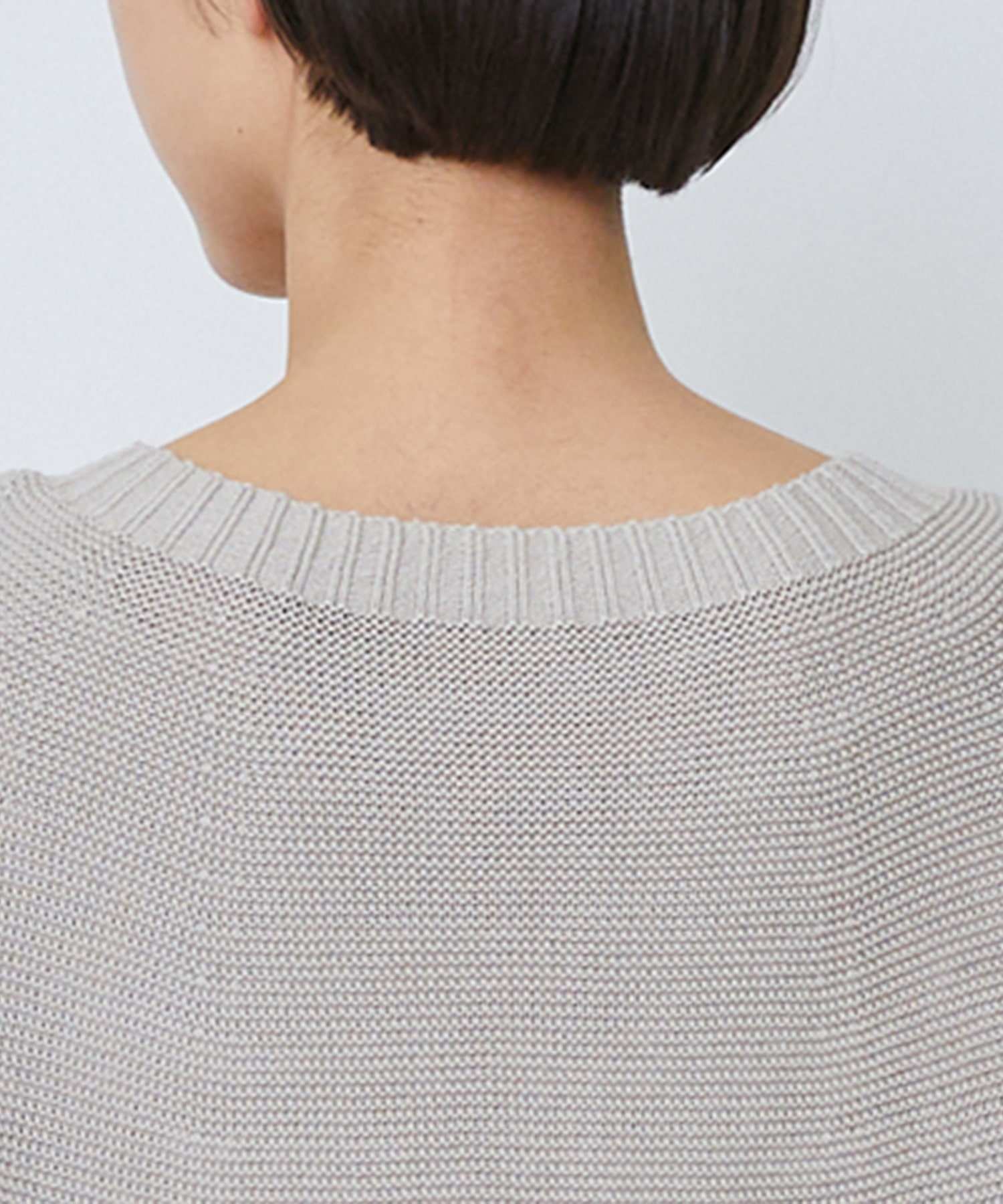 【LOISIR】【2WAY】サーキュラーフレアーカーディガン 詳細画像 ネイビー&times;ホワイト 22