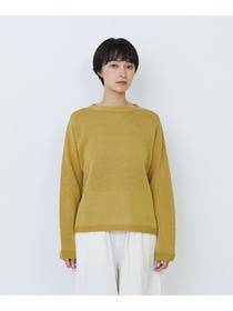 【LOISIR】クルーネックプルオーバー 詳細画像 ネイビー&times;ホワイト 9