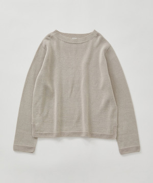 【LOISIR】クルーネックプルオーバー 詳細画像 ベージュ 1