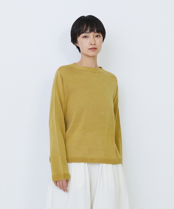 クルーネックプルオーバー 詳細画像 マスタード 1