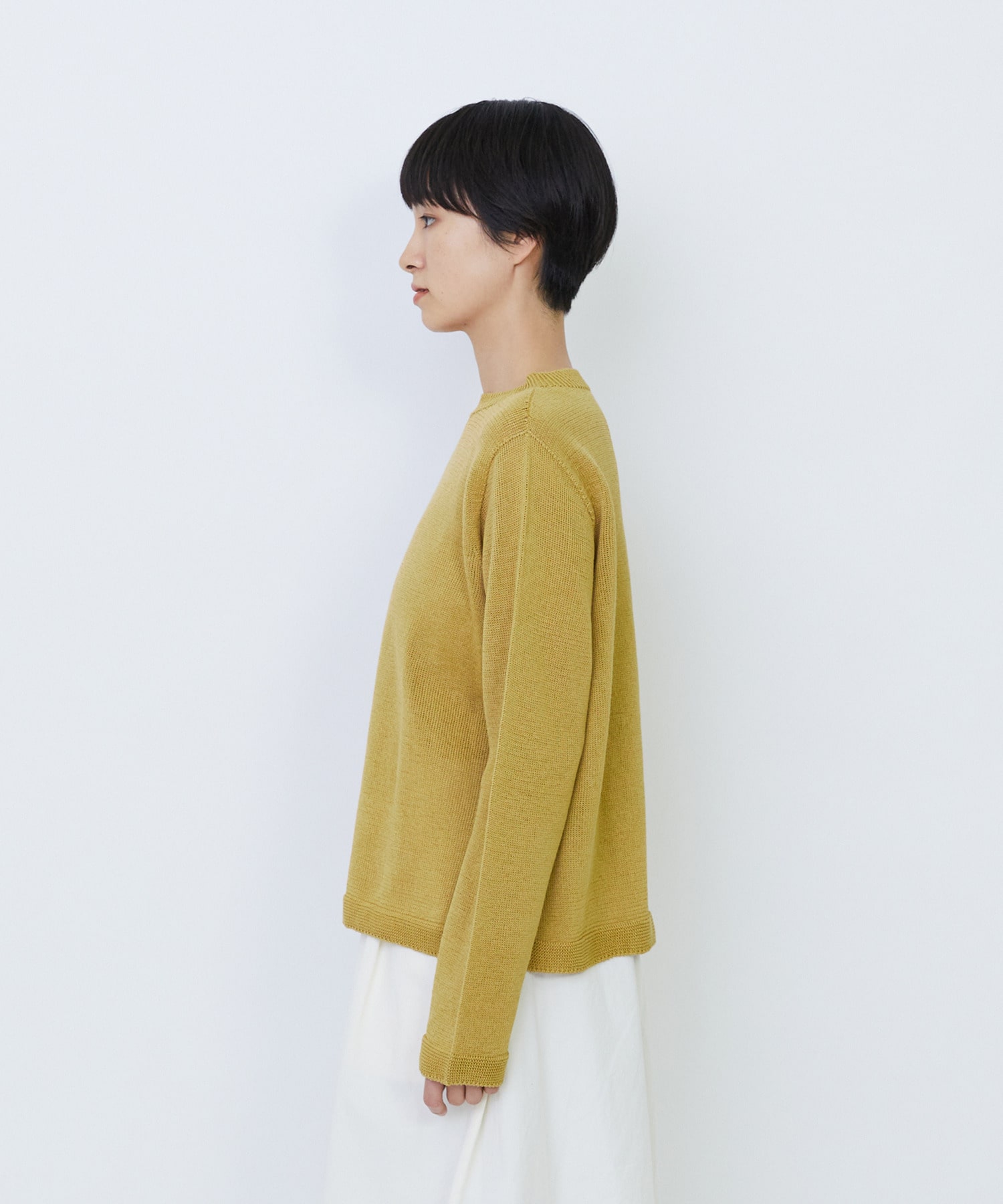 【LOISIR】クルーネックプルオーバー 詳細画像 ネイビー&times;ホワイト 10