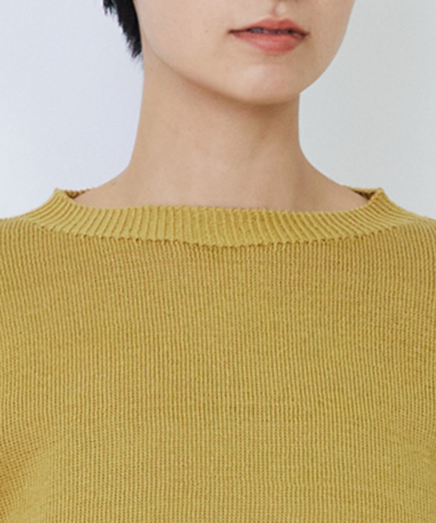 【LOISIR】クルーネックプルオーバー 詳細画像 ネイビー&times;ホワイト 12