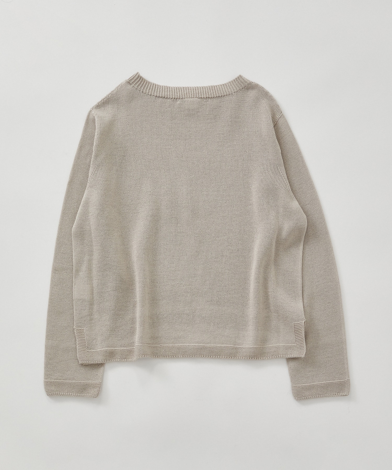 【LOISIR】クルーネックプルオーバー 詳細画像 ネイビー&times;ホワイト 6