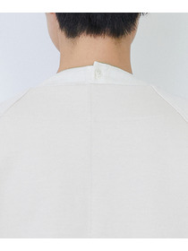 【LOISIR】コットン裏毛クルーネックジャケット 詳細画像 グレー 22