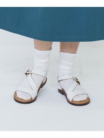 【LOISIR】サイドラインソックス 詳細画像 グリーン 1