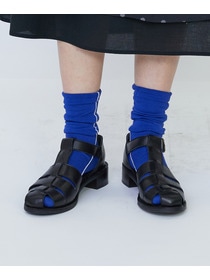 【LOISIR】サイドラインソックス 詳細画像 グリーン 3