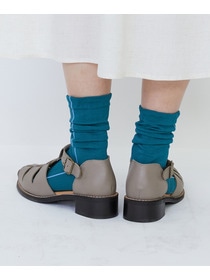 【LOISIR】サイドラインソックス 詳細画像 グリーン 6