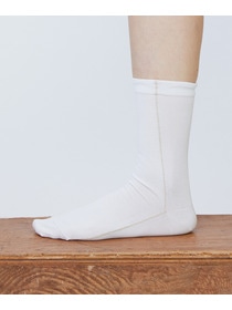 【LOISIR】サイドラインソックス 詳細画像 グリーン 7