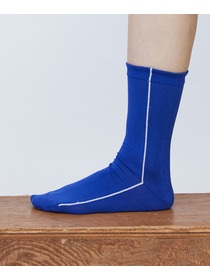 【LOISIR】サイドラインソックス 詳細画像 グリーン 8