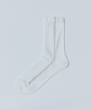 【LOISIR】サイドラインソックス 詳細画像 オフホワイト 1