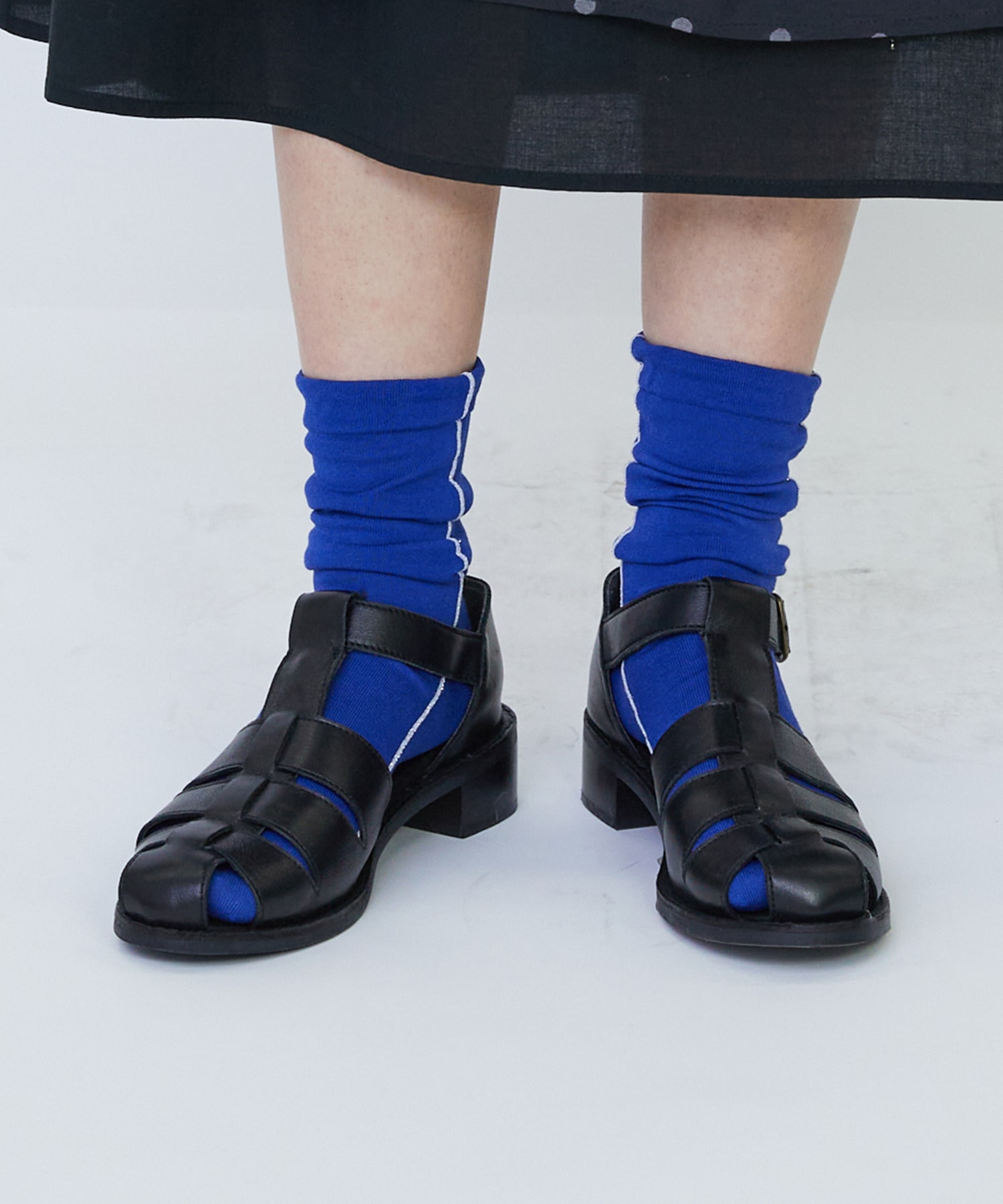 【LOISIR】サイドラインソックス 詳細画像 グリーン 3