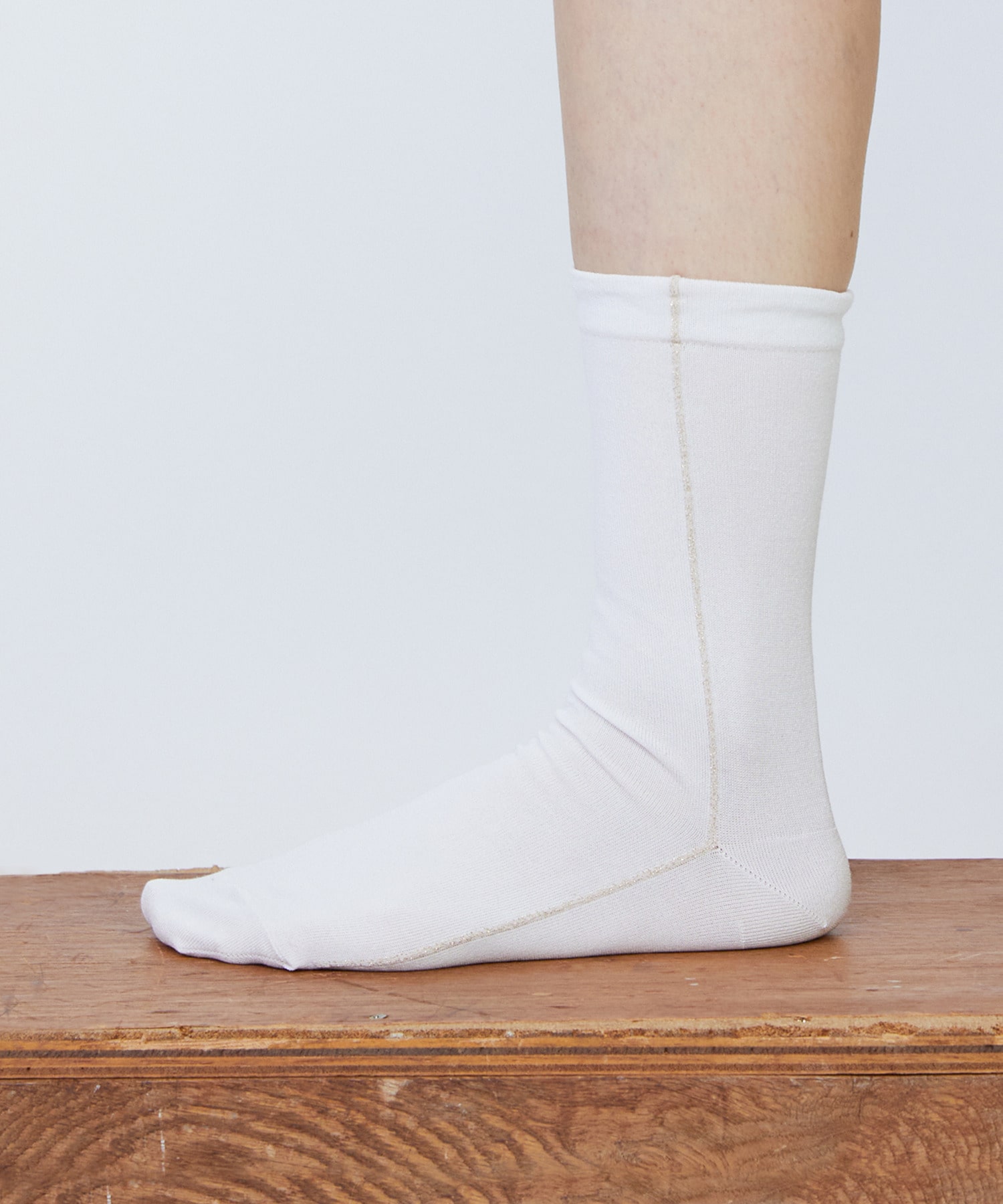 【LOISIR】サイドラインソックス 詳細画像 グリーン 7