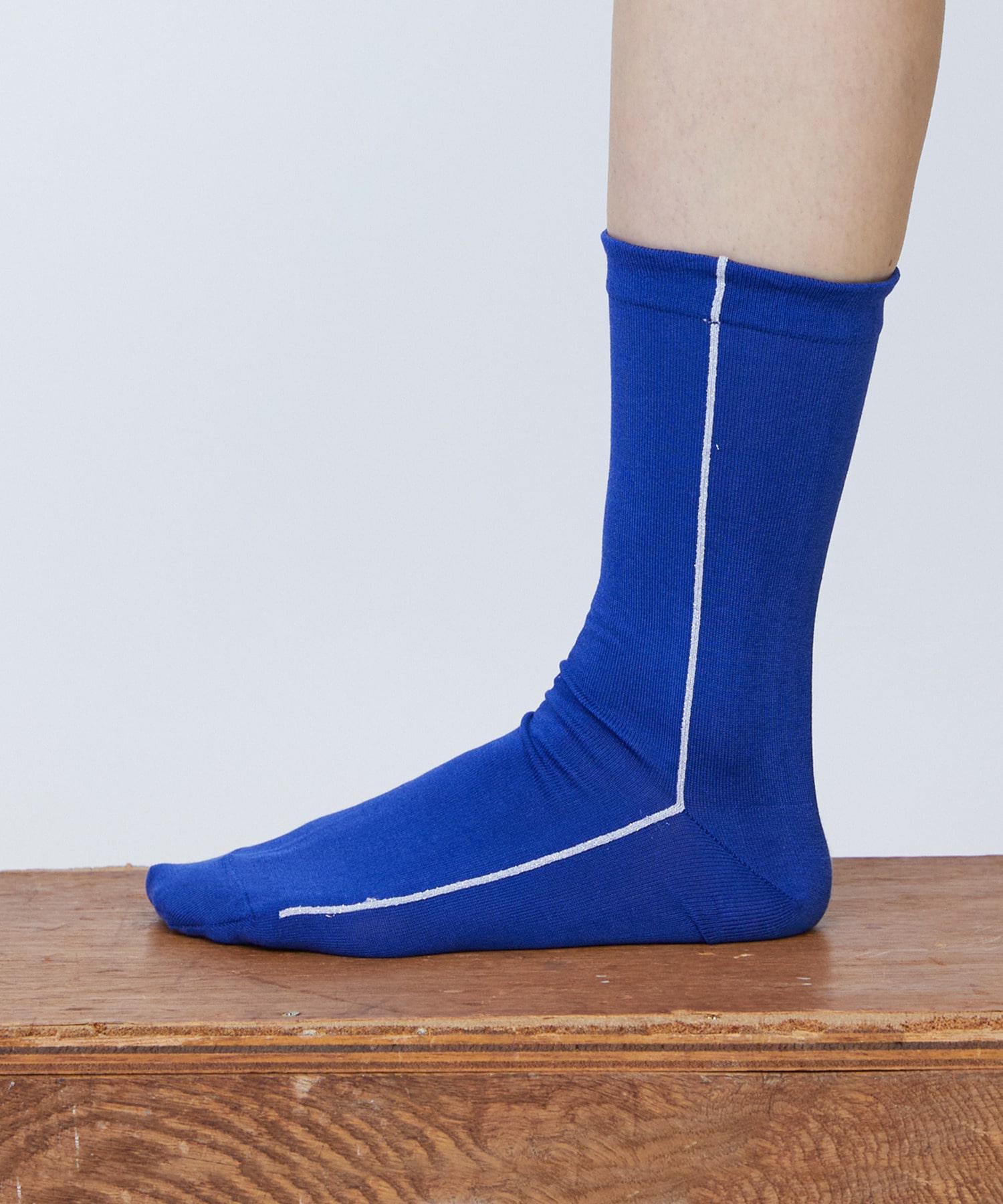 【LOISIR】サイドラインソックス 詳細画像 グリーン 8