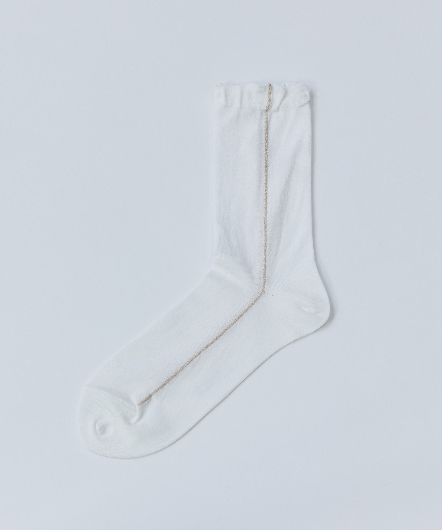 【LOISIR】サイドラインソックス 詳細画像 オフホワイト 1