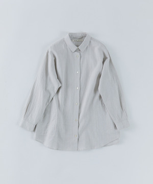 【congés payés】シングルガーゼポケット付きシャツ 詳細画像 グレー系その他 1