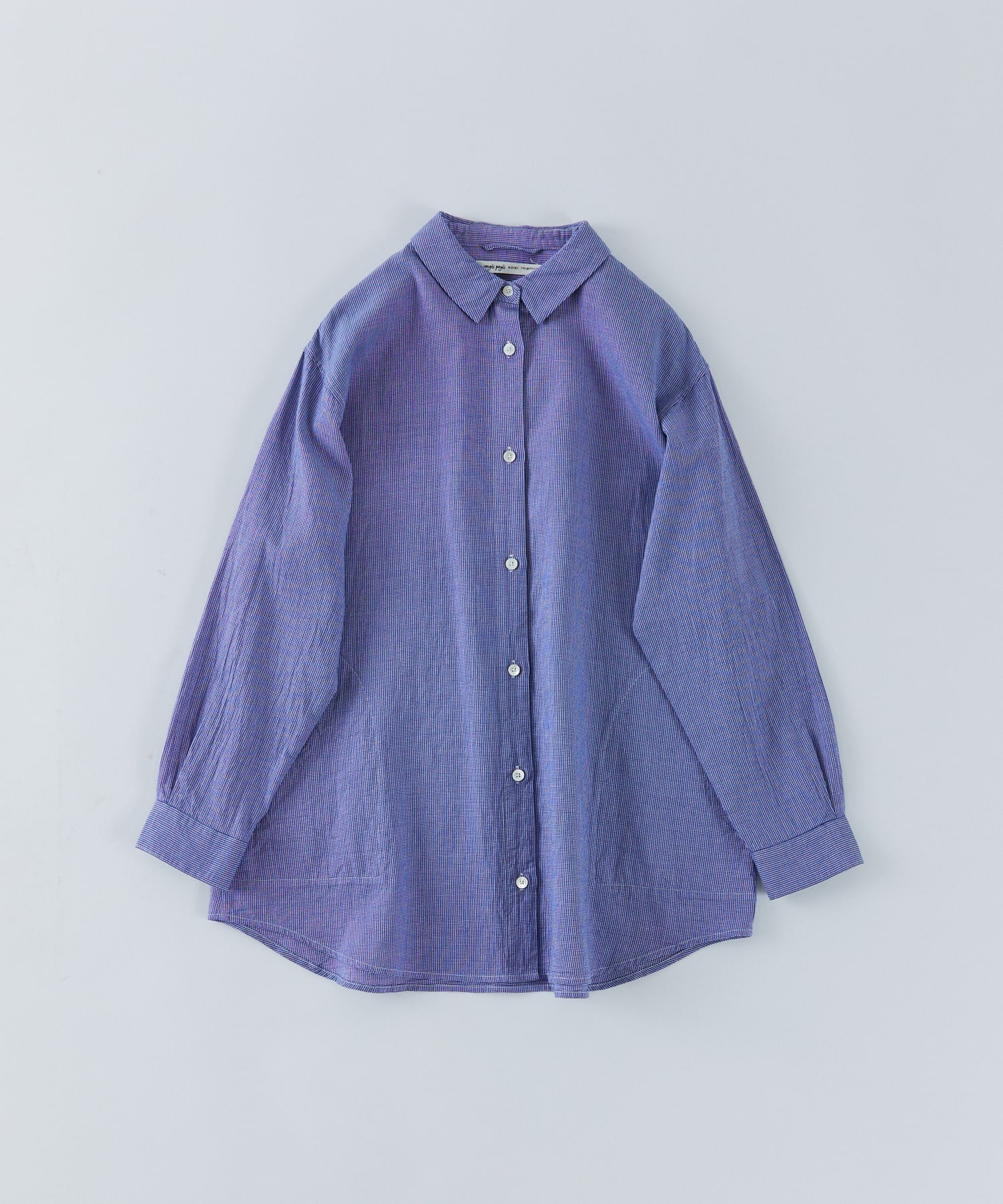 【congés payés】シングルガーゼポケット付きシャツ 詳細画像 ブルー系その他 1