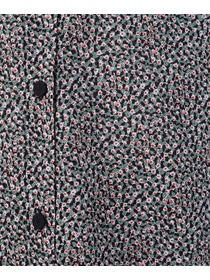 【congés payés】フラワープリントポケット付きシャツ 詳細画像 ブラック系その他 14