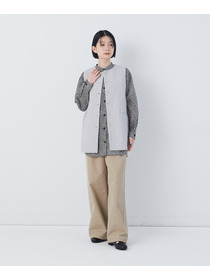 【congés payés】フラワープリントポケット付きシャツ 詳細画像 ブラック系その他 4