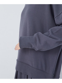 【congés payés】ジャージコンビワンピース 詳細画像 チャコールグレー 17