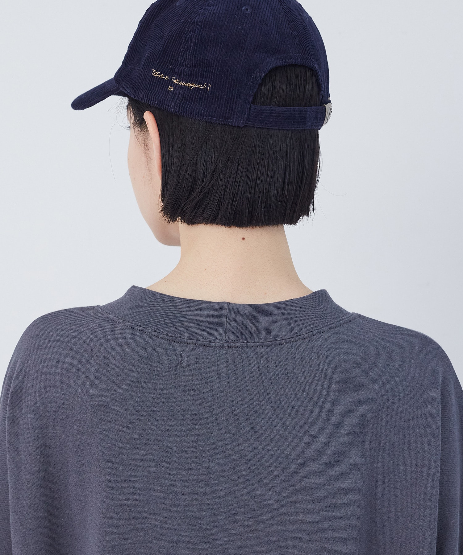 【congés payés】ジャージコンビワンピース 詳細画像 チャコールグレー 16