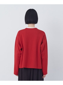 【congés payés】ポンチスナップカーディガン 詳細画像 チャコールグレー 10