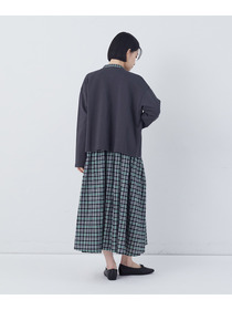 【congés payés】ポンチスナップカーディガン 詳細画像 チャコールグレー 13