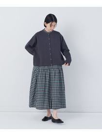 【congés payés】ポンチスナップカーディガン 詳細画像 チャコールグレー 14